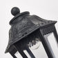 HDC Classic Black Outdoor Wall Lantern Light for Outdoor Areas