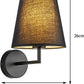 Hdc Modern Minimalist Fabric Lampshade Wall Light for Balcony Aisle Study E27 Socket - HDC Lights