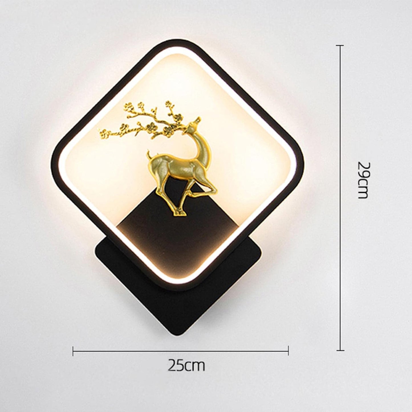 Ojaro Modern Deer LED Wall Light for Bedroom, Living Room & Dining Area