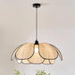 HDC Modern Wooden Petal Pendant Light for Bedroom, Dining & Living Room