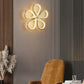 Hdc Modern Led Glossy Gold Body Wall Light - Warm White