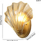 Hdc American Shell Shape Led Wall Light For Bedroom Living Room