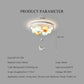 Hdc Cartoon Astronaut Cell Light Boys Room Modern Led Chandelier Creative 6-Light Star Glass Lampshade with Adjustable Cord Flush Mount Ceiling Light for Childrens Room Bedroom Nursery Kids Room Chandelier