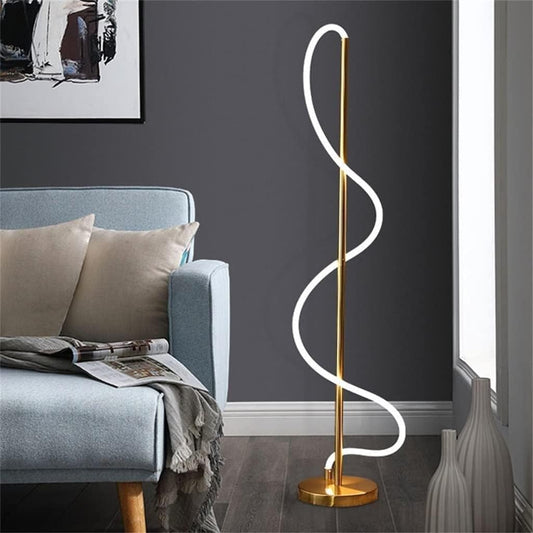 Hdc Creative, Electroplated Wrought Iron Lamp Body Design Standing Lamp, Reading Floor Lamp