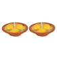 HDC Hand Poured Premium Rasmalai Candles For Diwali, New Year Home/Mandir Decoration (Pack of 2)