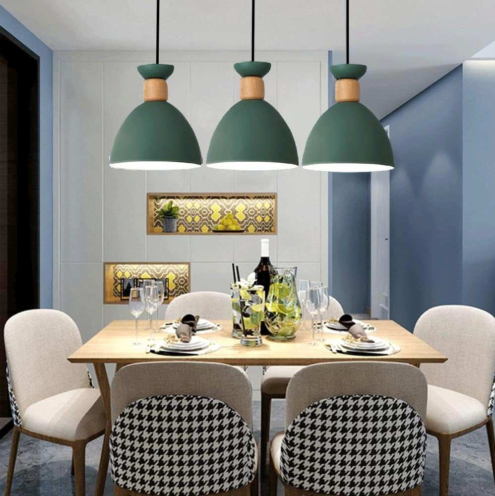 Hdc Modern Nordic Wooden Indoor Minimalist Lamp Dining Room Pendant Lamps