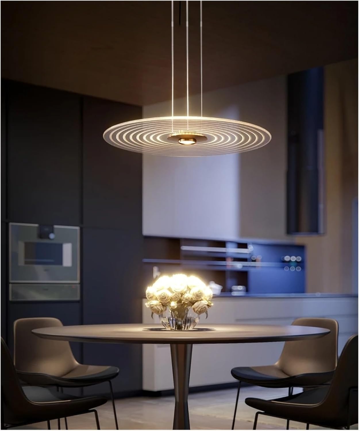 HDC Premium Ring LED Chandelier for Bedroom, Living Room