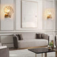 Hdc American Shell Shape Led Wall Light For Bedroom Living Room