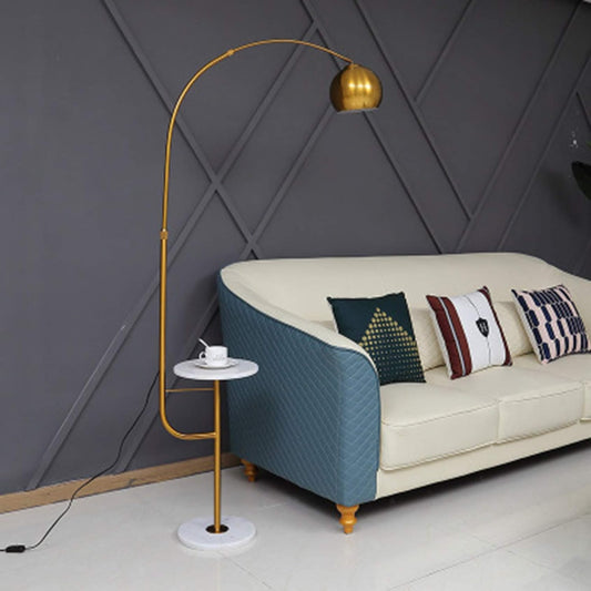 Hdc Modern Fishing Floor Lamps, Standing Lamp with Tray for Living Room