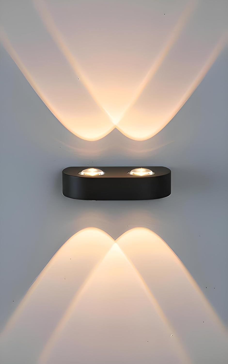 HDC Modern Up & Down Dual Beam LED Outdoor Wall Light