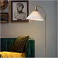 Hdc Nordic Floor Lamp Living Room Bedroom Bedside Lamp Retro Pleated Lamp