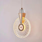HDC 1 Light Led Gold Round Glass Pendant Lamp Chandelier Ceiling Light Dining Room