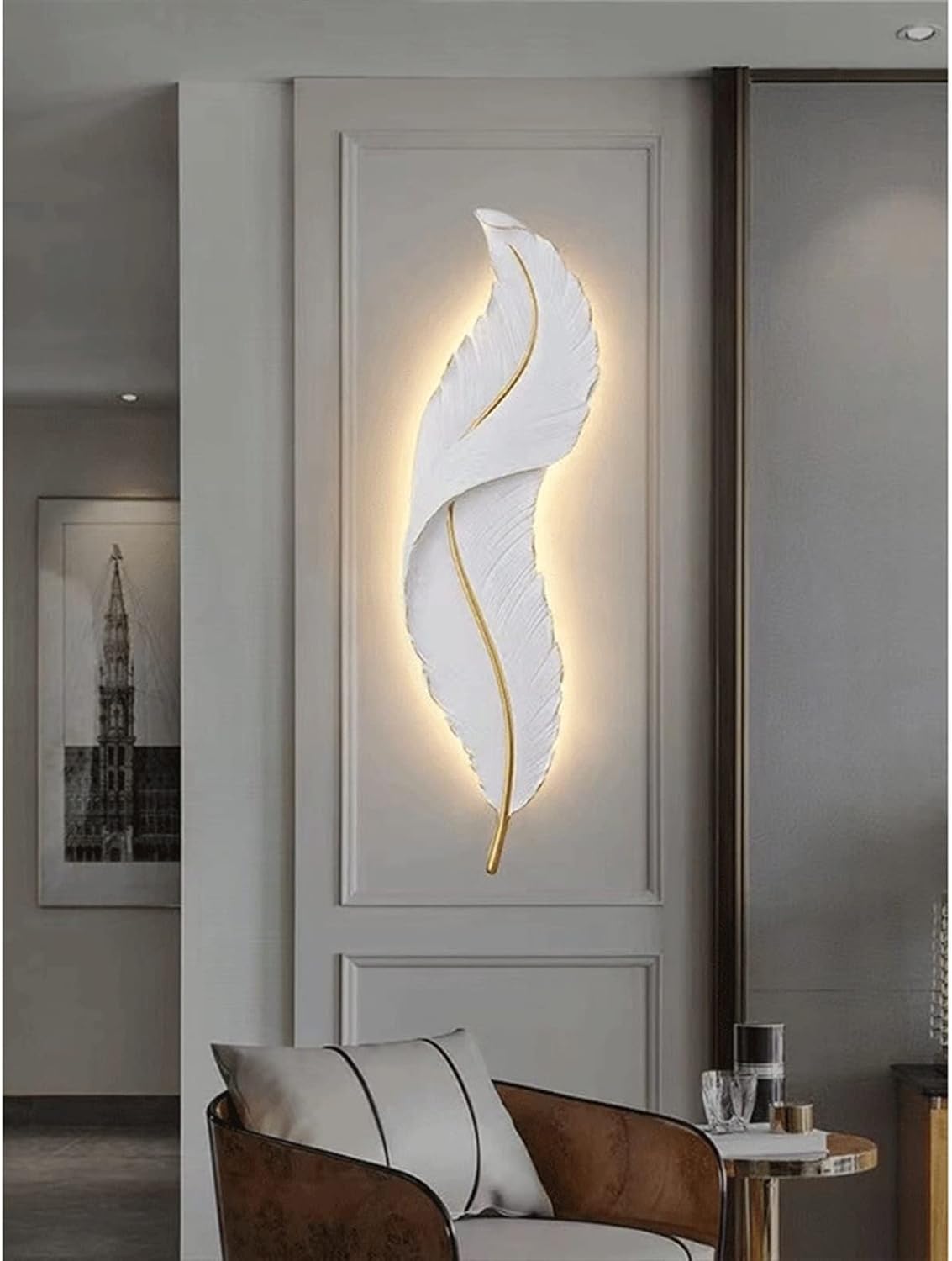 Ojaro Modern Leaf Design Decorative Wall Light for Bedroom, Living Room
