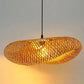 HDC 1-Light Vintage Bamboo Rattan Hanging Light