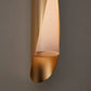 Hdc 600mm Led Electroplated Gold Long Metal Wall Light For Living Room