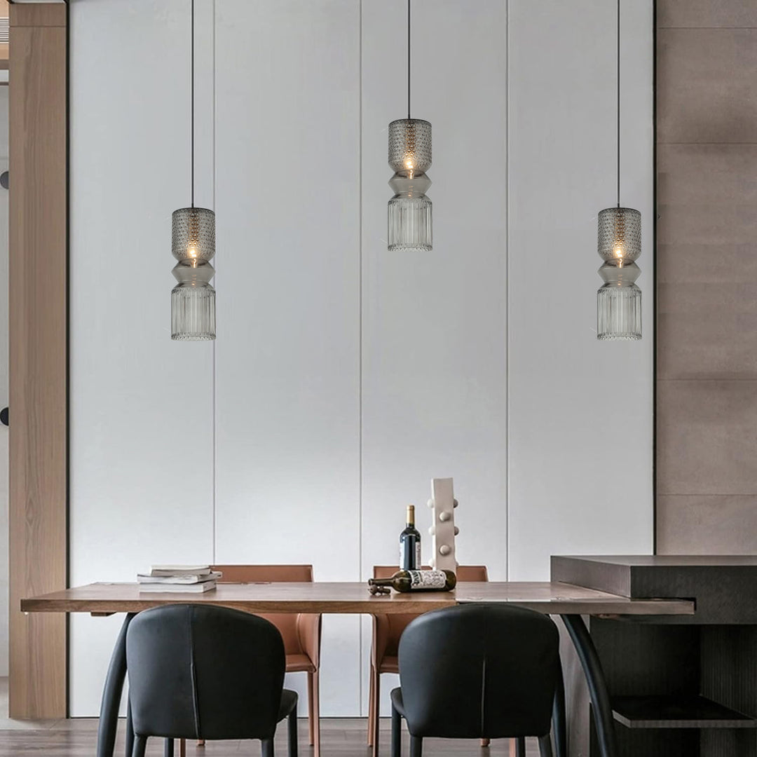 Hdc Led 1 Light Crystal Crest Pendant Hanging Light