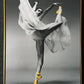 Hdc Graceful Ballet Dancer Canvas Painting Gift Elegant Dance Art for Home and Living Room Décor
