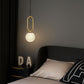 HDC 1 Light Led Gold Crystal Brass Pendant Lamp Chandelier Ceiling Light Dining Room - Warm White