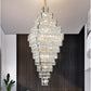 HDC 1800/2100/2600mm Premium Crystal Double Height Chandelier for Staircase & Lobby