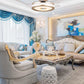 Hdc Invisible Gold Ceiling Fan Chandelier With Remote Control 4 Retractable Abs Blades