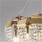 HDC 1000m Luxury Gold Crystal Chandelier Ceiling Light for Living Room, Hall & Bedroom