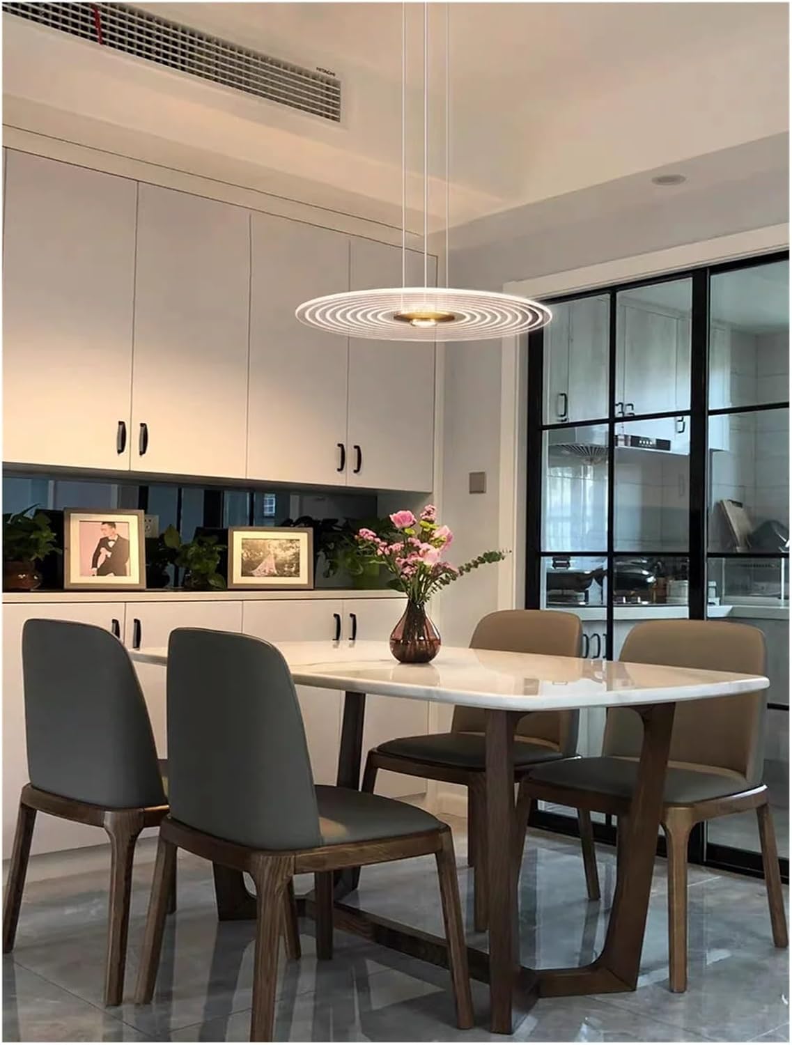 HDC Premium Ring LED Chandelier for Bedroom, Living Room
