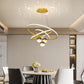 Ojaro Modern LED Infinity Ring Chandelier Light for Living Room & Dining Area