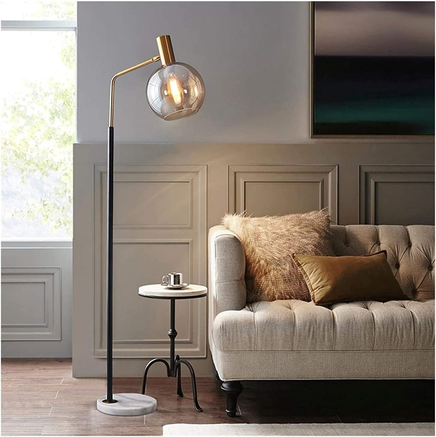 Hdc Floor Lamp Standing Lighting For Living Rooms, Indoor Pole Light For Bedroom & Office