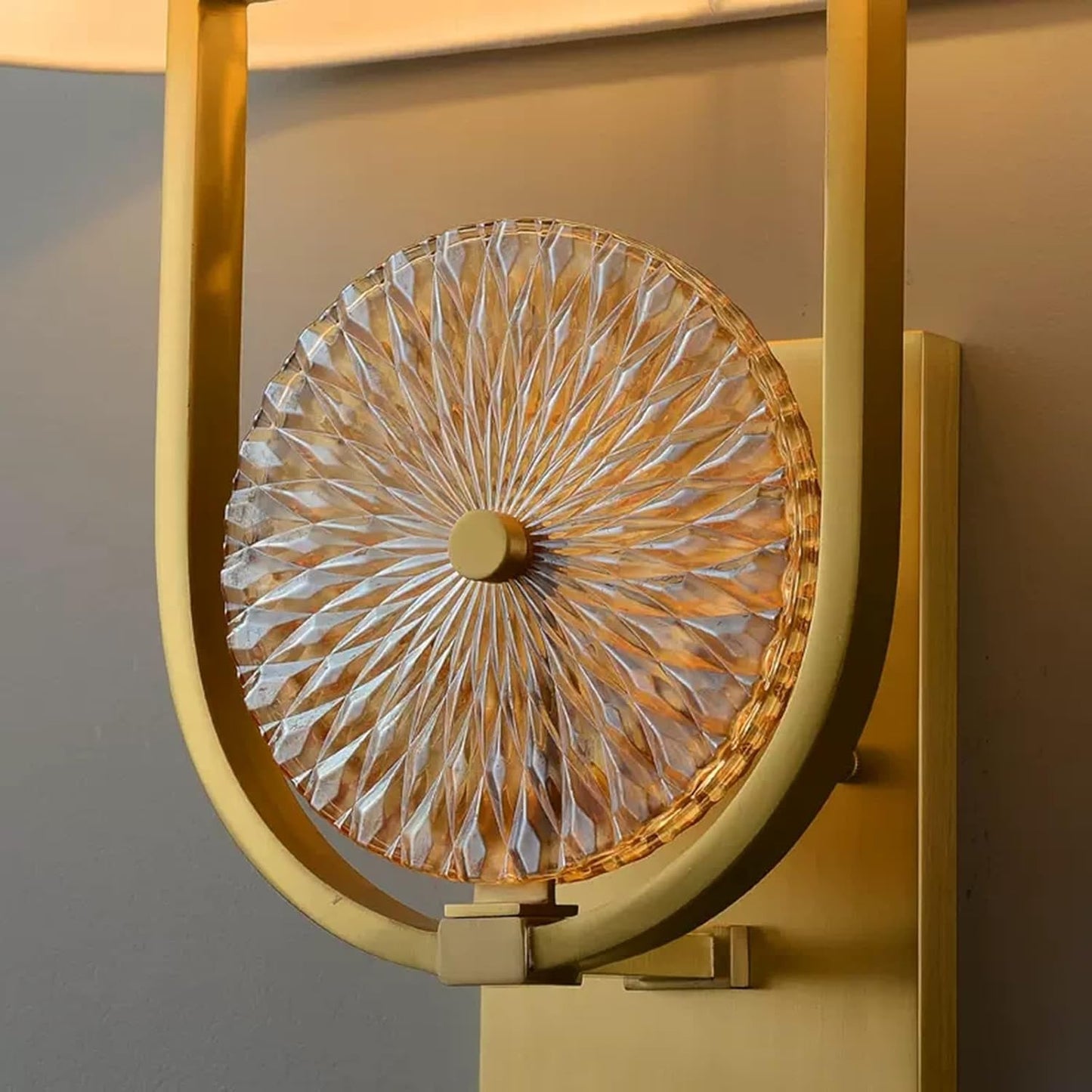 Hdc Minimalist Style Modern Aisle Bedside Wall Lamp With Shade For Living Room