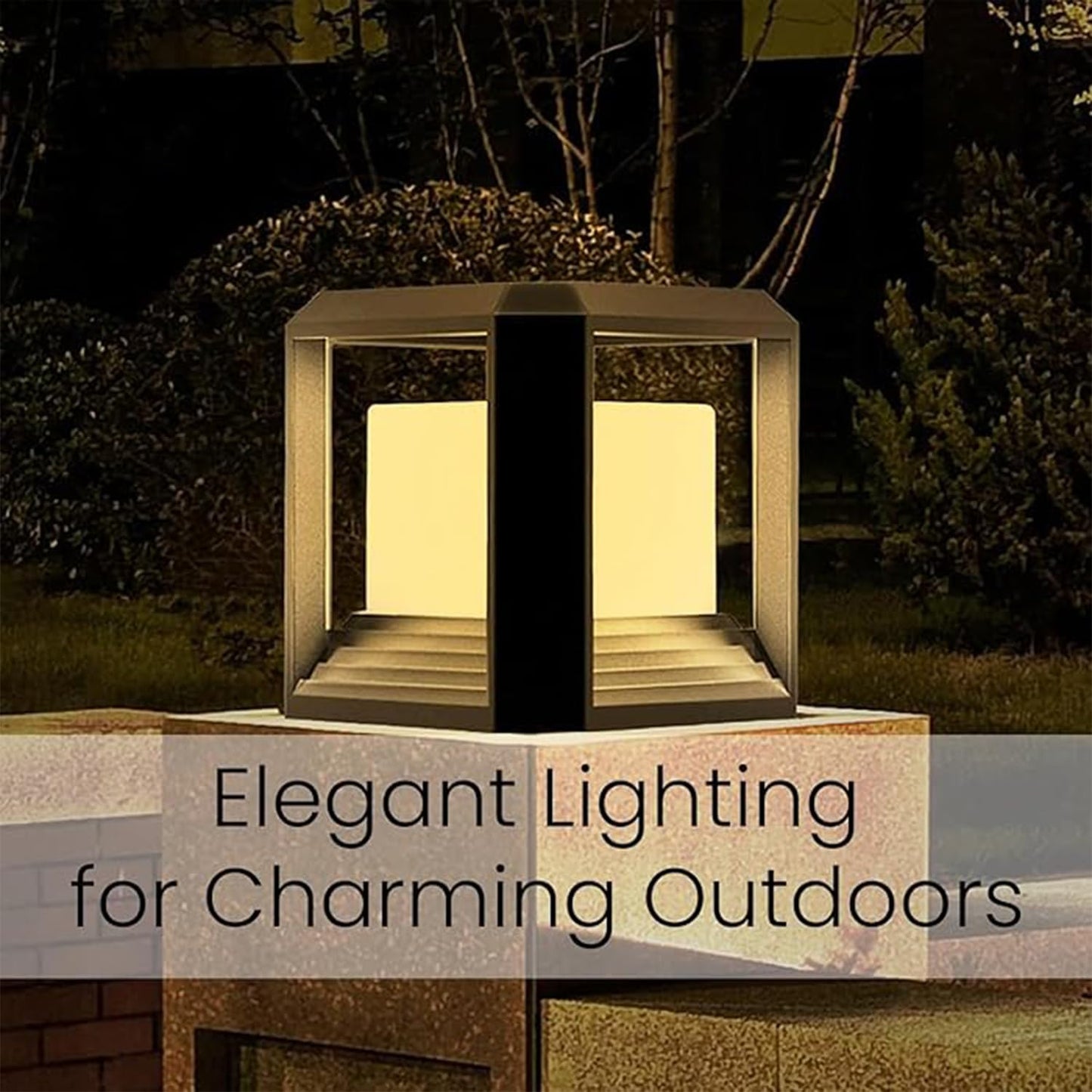 HDC Classic 250/200/150mm Aluminium Outdoor Gate Light for Gate, Garden & Landscape Lighting