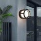 HDC 5 Watt M932 Led Outdoor Modern Wall Light Round Acrylic (Warm White)