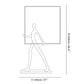 HDC Modern Luxury Art Human Holding Square Sculpture Living Room Bed
