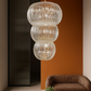 HDC Luxury Modern Crystal Double Height Chandelier For Staircase