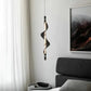 Hdc Led Pendant Light Acrylic Wavy Island Ceiling Lights (Black) - Warm White