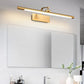 HDC 12W Modern Electroplated Brass Gold Body LED Wall Light Mirror Vanity Picture Lamp - Warm White