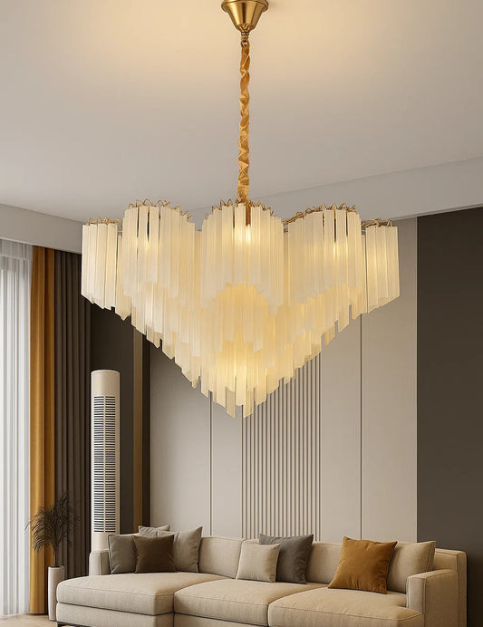 HDC Designer's Creative French Pendant Lamp Retro Living Room Romantic European Restaurant Villa