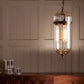 HDC Modern Glass Hanging Chandelier for Indoor Home Living Room Hotel Bedroom Pendant Light (Amber)
