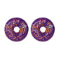 HDC Donut Shape Candle for Home Decor, New Year, Birthday Gifting (Pack of 2)