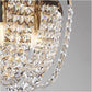HDC 1000m Luxury Gold Crystal Chandelier Ceiling Light for Living Room, Hall & Bedroom