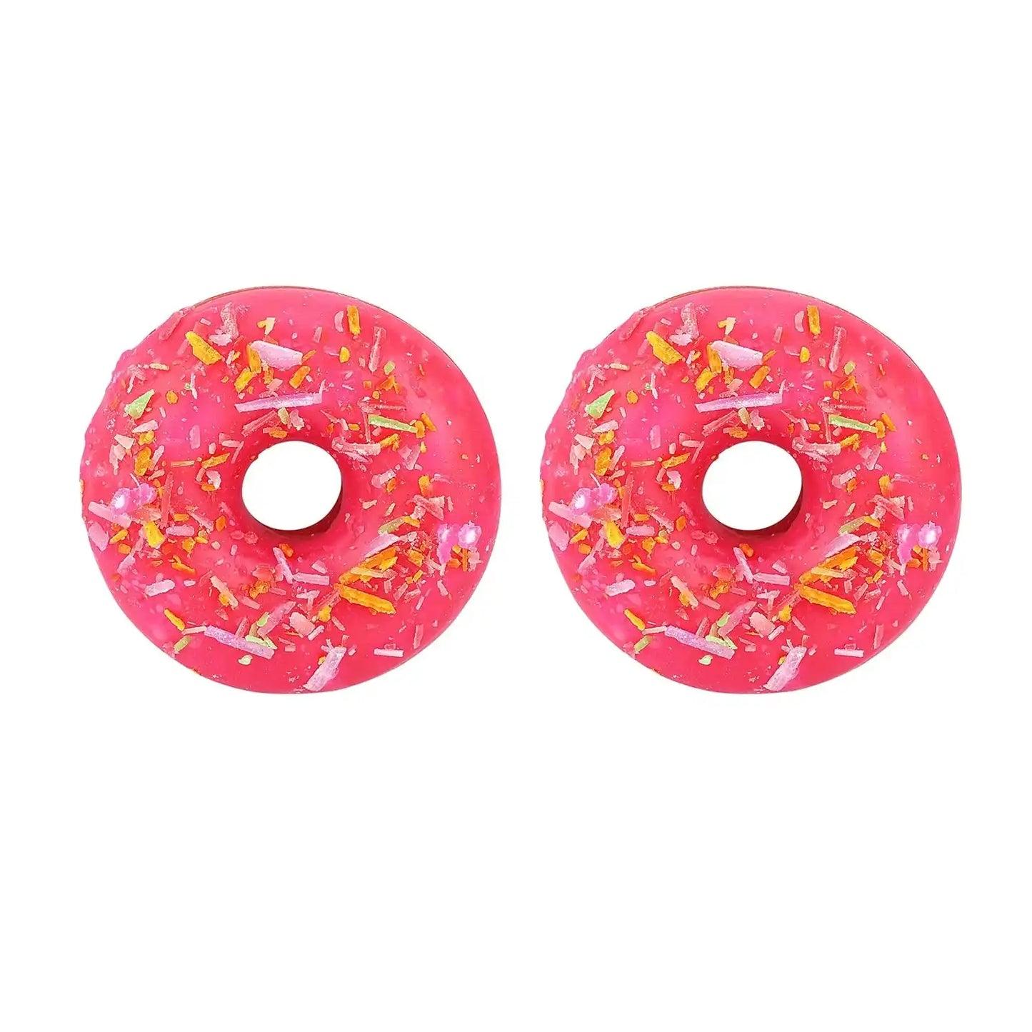 HDC Donut Shape Candle for Home Decor, New Year, Birthday Gifting (Pack of 2)