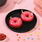 HDC Donut Shape Candle for Home Decor, New Year, Birthday Gifting (Pack of 2)