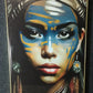 Hdc African Woman Portraits Aesthetic Wall Art Poster for Living Room, Home & Wall Decor