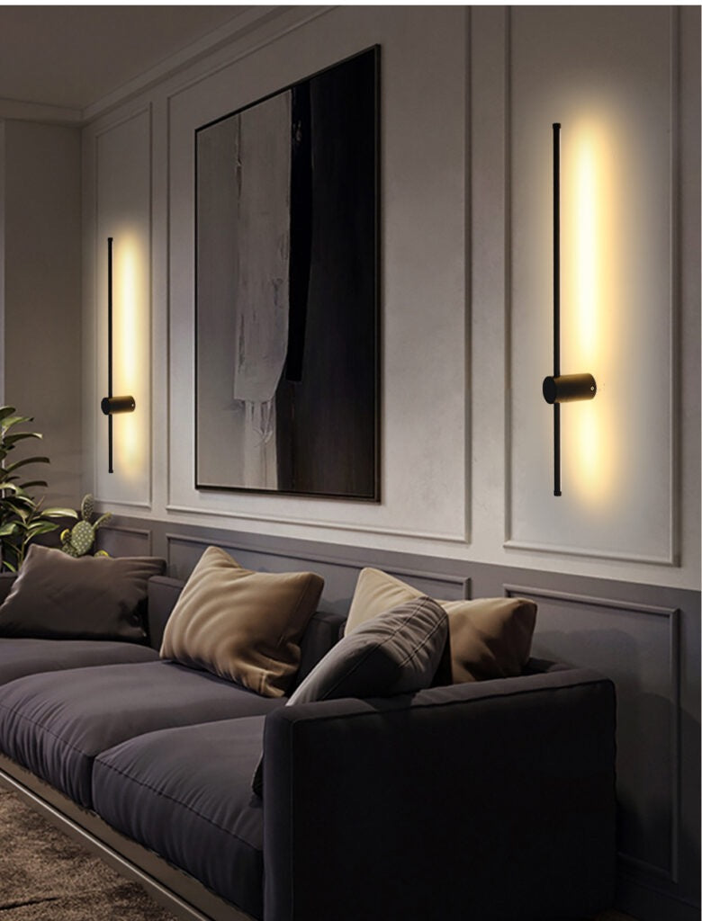 HDC 600 mm Wall Mounted Simple Long Strip Acrylic Wall Light  Linear LED Wall Light