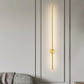 HDC Led Gold Long Tube Wall Light- Tricolor