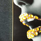 Hdc Golden Makeup Woman Lips with Gems Portraits Aesthetic Wall Art Poster for Living Room, Home & Wall Decor