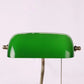 Hdc Retro Home Classic Green Bankers Table Lamp with Glass Shade and Brass Base