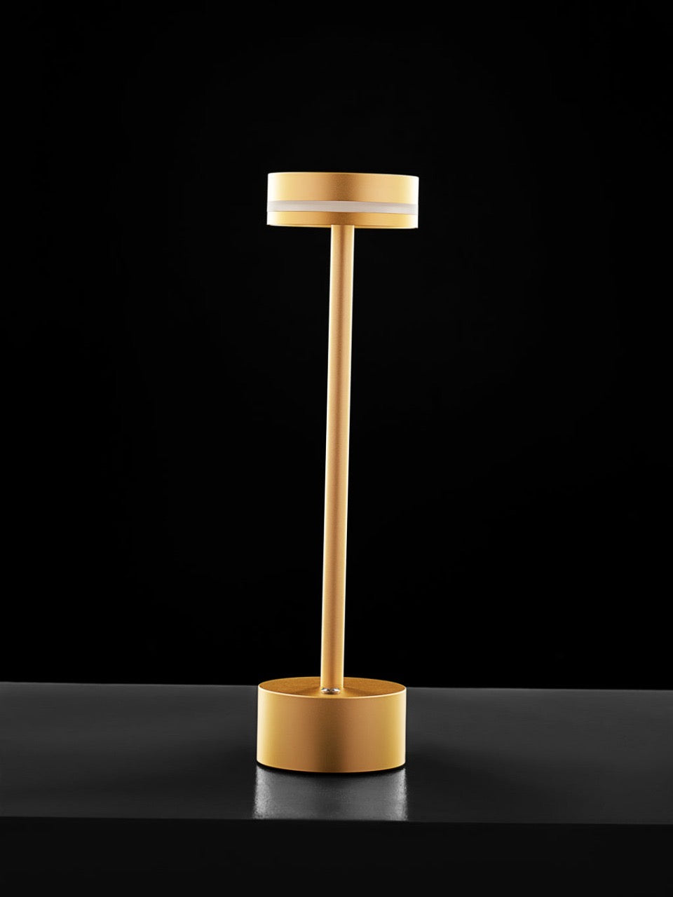 Hdc Wireless Table Lamp, Rechargeable Battery LED Desk Lamp with Touch Control and 3 Color Stepless Dimming,USB Charging Portable Lamp for Restaurant/Camping/Bar/Bedroom