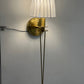 HDC Luxury Modern Brass Wall Light with Fabric Shade