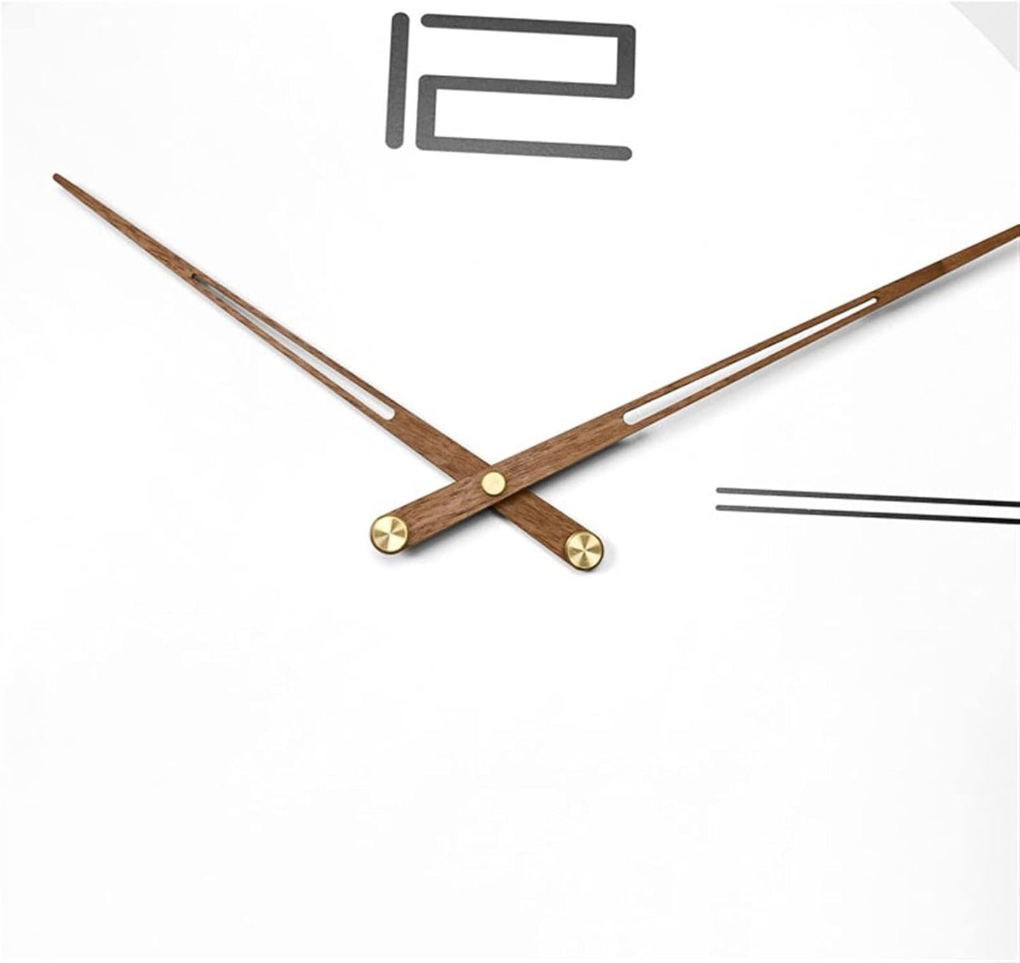 Hdc Modern Creative Metal Wall Clock For Living Room, Bedroom, Home Decor