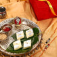 HDC Premium Kaju Katli Candle for Festive Gifting, Home Decoration (Pack of 4)